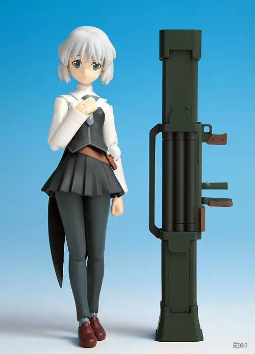 Original Max Factory Figma #142 Strike Witches Sanya V. Litvyak Anime Figures Model Toys Gift Collection