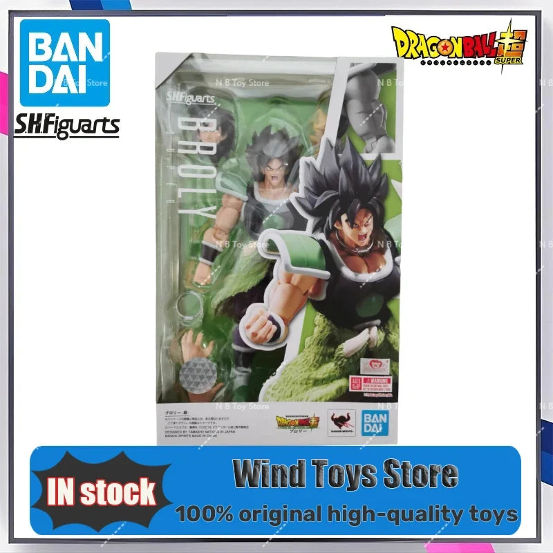 In Stock Bandai S.H. Figuarts Broly Dragon Ball Super Anime Figure Action Model Figures Toys Toys Gift