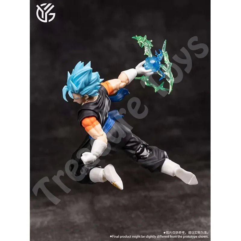 YG-mw Studio Vegito Figure Dragon Ball SHF Super Saiyan God Vegito Vegetto Anime Action Figures Figurine Model Kids Gifts Toys