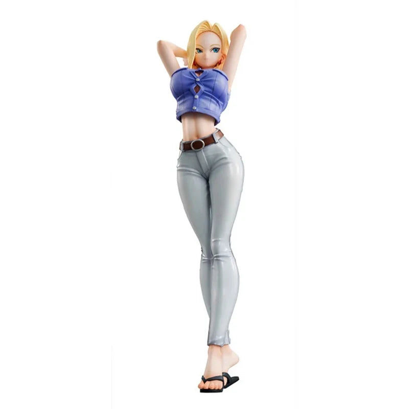 3 Type Dragon Ball Z Android 18 Lazuli no.18 Sexy Anime Action Figure Collectible Sexy Toys Birthday Gifts Brinquedos