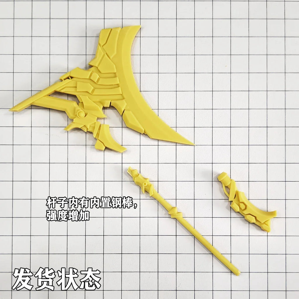 【No Figure】1/12 Scale Female Warrior Accessory Mechanical Axe Conversion Parts Unpainted Fit Kotobukiya Model For Collection