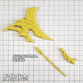 【No Figure】1/12 Scale Female Warrior Accessory Mechanical Axe Conversion Parts Unpainted Fit Kotobukiya Model For Collection