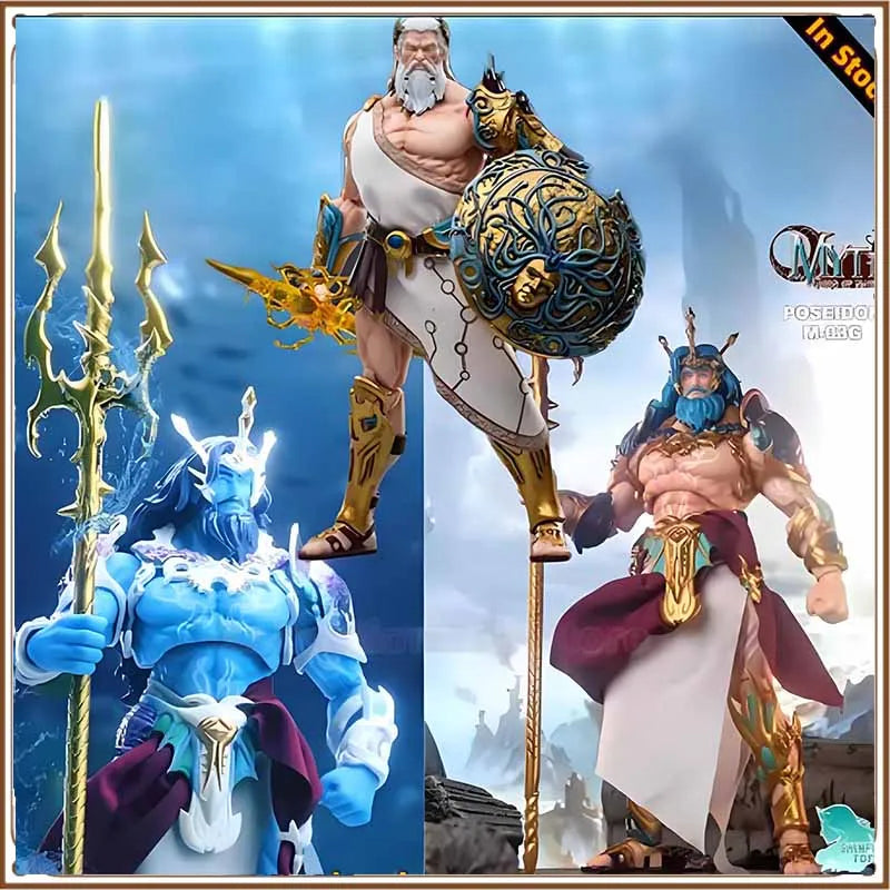 In Stock New Berserker Studios M01E ZEUS M03 M03G 1/12 Sea God Poseidon Anime Model Full Set Myth Action Figure