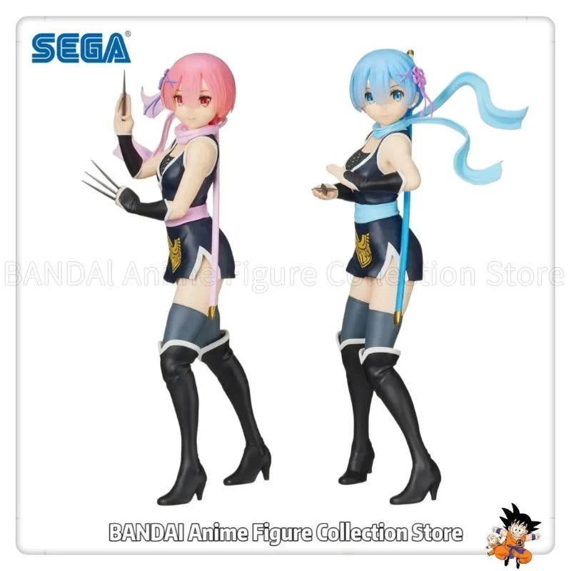 In Stock Original Re: ZERO - Starting Life in Another World - Remu/Ramu Kunoichi Version Model Toys Gifts Collection