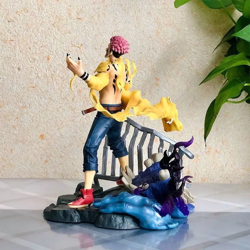 28cm 11 inch Anime Ryomen Sukuna Figures Pvc Statue Desktop Ornamen Collection Statue Model Decoration Room Desk Toys Children G