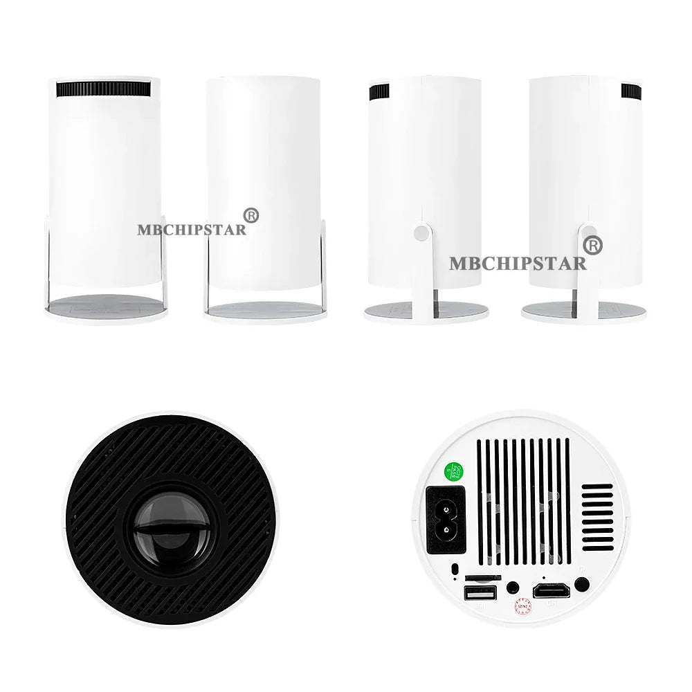 H90PRO Android11 Gaming Projector Support 4K Video Home Cinema Portable Projector Wireless Game Controllers Built-in 19000+Games