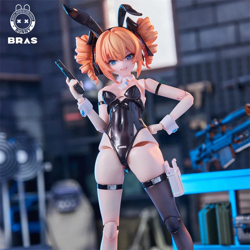 In Stock Sushing BRAS 1/12 Bunny Rapid Action Squad Leoni Special Color Version Anime Action Figure Models Toys PVC Collectible