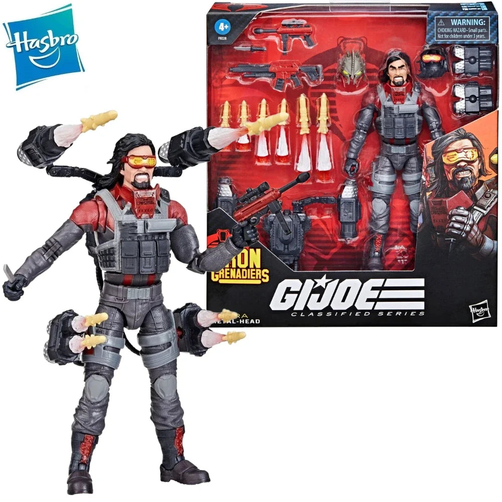 In Stock G.I. Joe GI Joe Classified Series 6" 118 Iron Grenadier Cobra Metal Head Action Figure Model Toy Hobby Gift