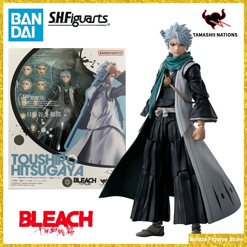 Original Bandai S.H.Figuarts SHF Ichigo Kurosaki Kenpachi Zaraki Toshiro Hitsugaya Renji Abarai Byakuya Kuchiki In Stock Toys