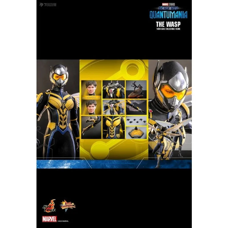 HOTTOYS HT MMS691 1/6 Collectible The Wasp Action Figure Ant-Man and the Wasp: Quantumania Movie 12" Full Set Soldier Model
