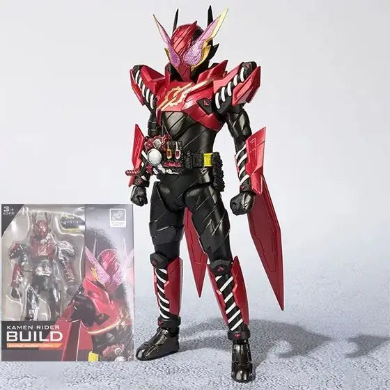 New Bandai Shf Kamen Rider Kabuto Basic Form 10th Anniversary Commemorative Bone Carving Action Figure Boy's Birthday Toy Gift