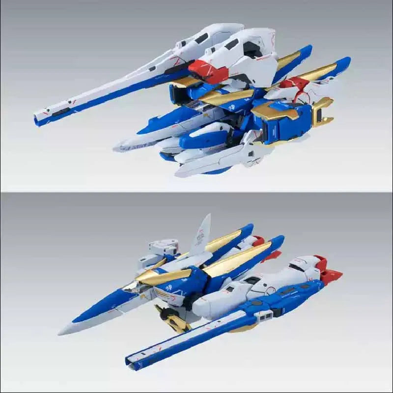 Bandai Original GUNDAM MG 1/100 Series VICTORY TWO ASSAUIT-BUSTER VER.KA Anime Action Figure Assembly Model Toys