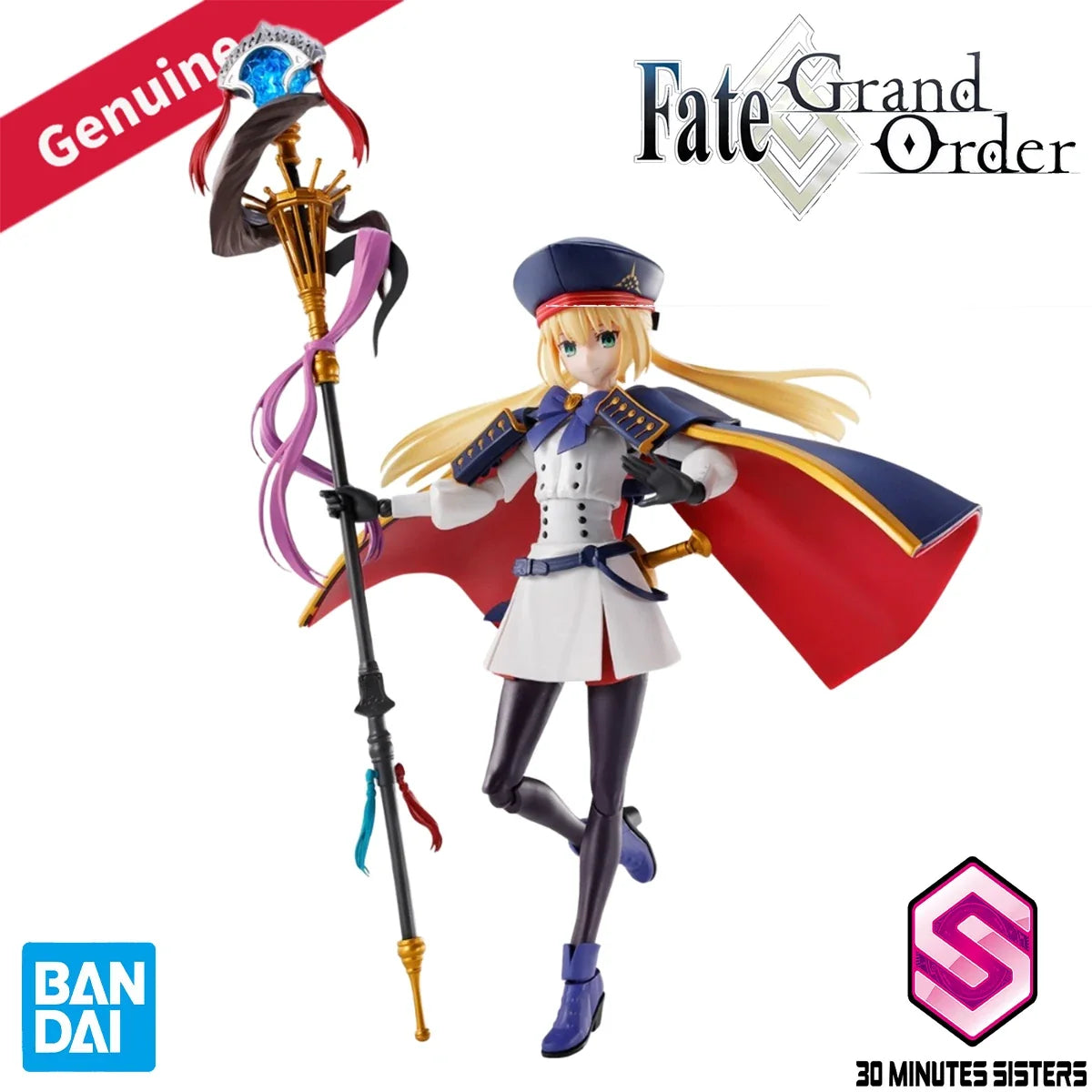 Original Genuine Bandai Model Kits 30 Minutes Sisters Fate/Grand Order Altria Caster Caster Assembly Model FGO Game Character