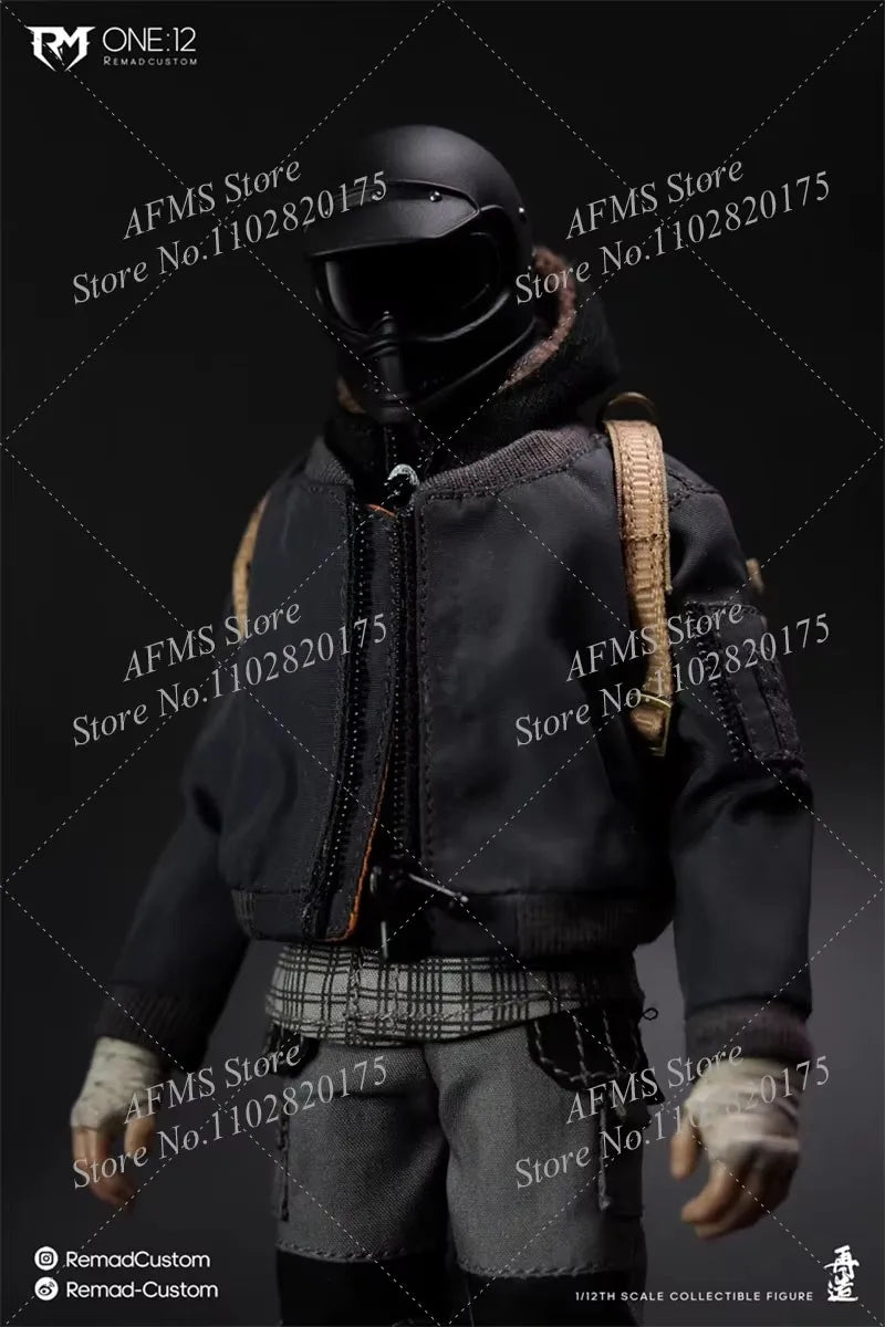 Remad Custom RM013 1/12 Scale Collectible Figure Motorcycle Ranger Robert Pattinson Bat Hero 6Inch Men Soldier Action Figure Toy