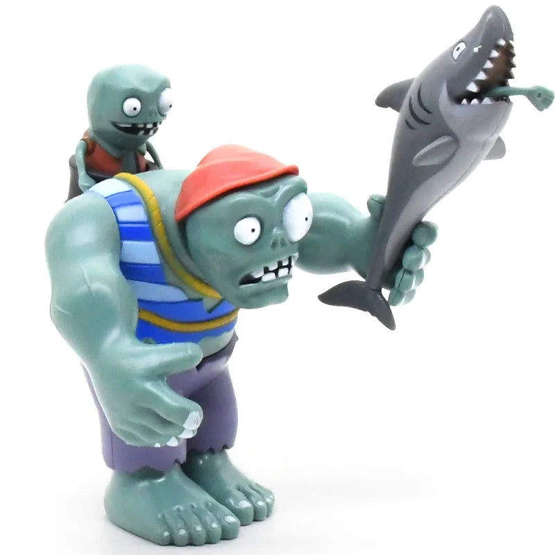 Anime Figures Plants vs. Zombies Toys Giant Zombie Surfing Zombies Crazy Dave Game Model PVZ Dolls for Children Christmas Gifts