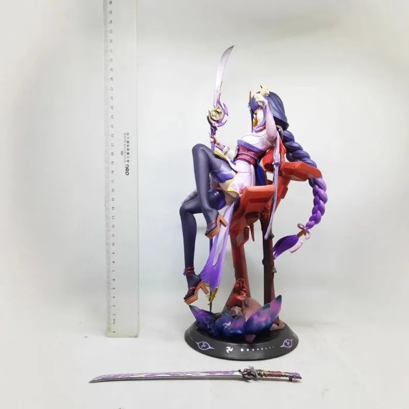35cm Genshin Impact Figure Raiden Shogun Sexy Beautiful Girl Anime Collectible Model Desktop Decorations Beautiful Girl Kids Toy