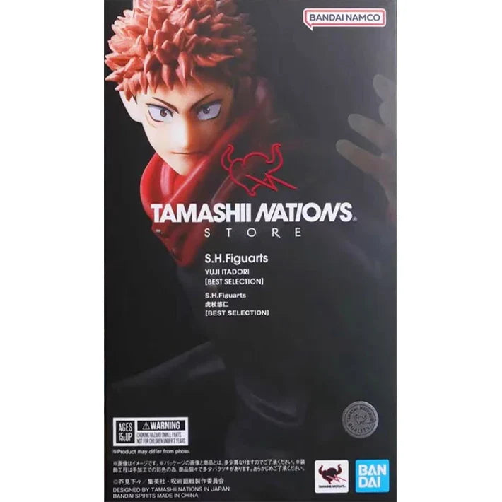 Bandai Genuine S.H.Figuarts Shf Yuji Itadori (Best Selection) Toy Gift  Model Toy Collection Action Figure Decoration Gift