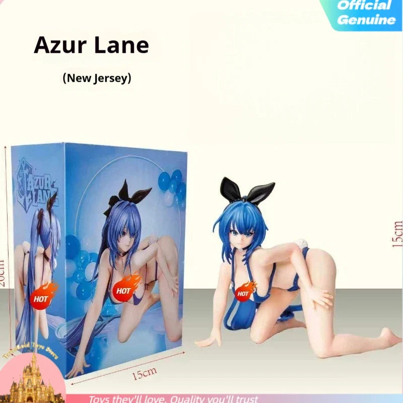 15cm Azur Lane Figure Hms Jersey Hms Cheshire Beautiful Girl Anime Collectible Model Desktop Decorations Holiday Gifts Kids Toy