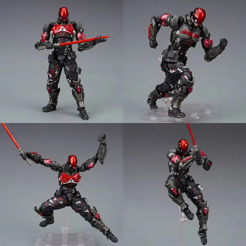 17cm Amazing Yamaguchi Arkham Knight Batman Red Hood Figuarts Game Action Figure Model Toy Collection Surprise Christmas Gift