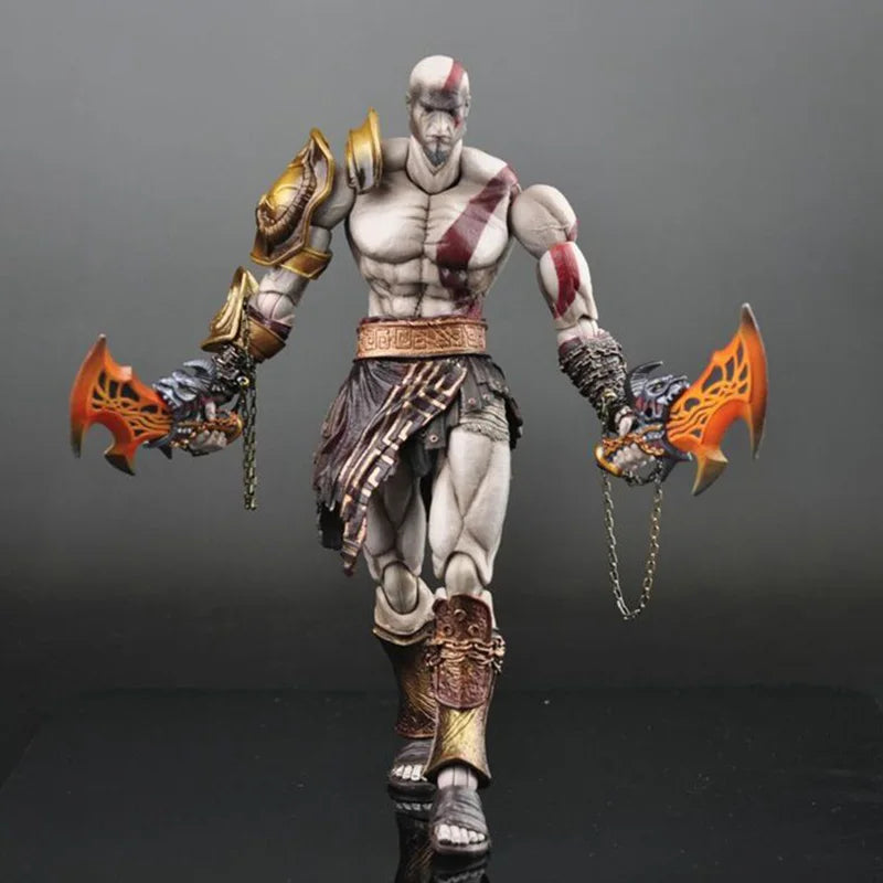Play Art Kai Action Figure God of War Kratos Action Figures Collectable Model Toys Creative Gifts Friends Room Decoration Doll