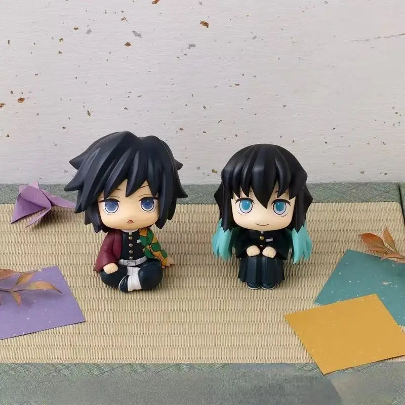 10cm Demon Slayer Anime Figure Tomioka Giyuu Figure Tokitou Muichirou Figurine  Customized Statue Model Doll Collection Gifts