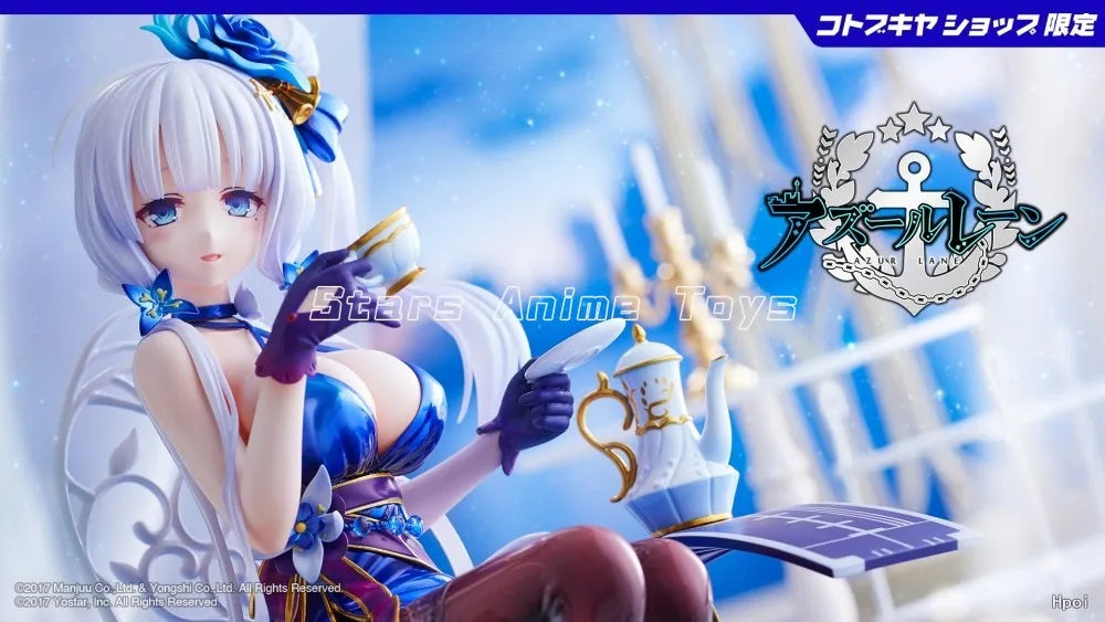 Original Kotobukiya Azur Lane Illustrious Never Ending Tea Party 1/7 Reprint Animation Figure Collection Ornaments Model Toys