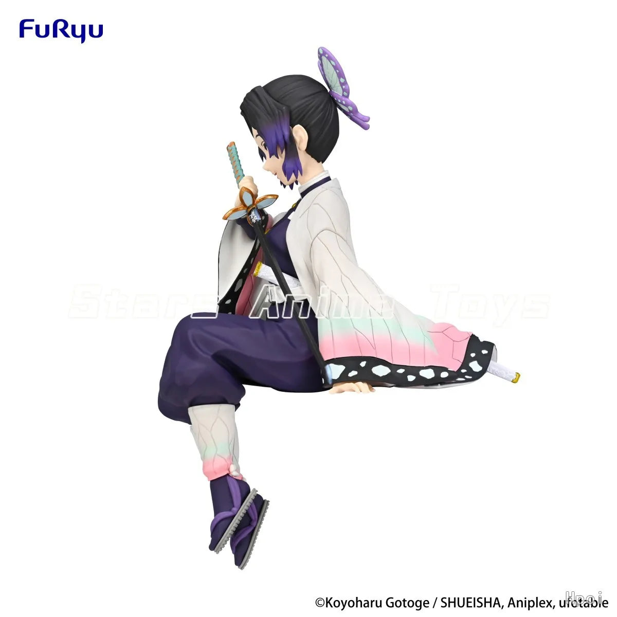 Original FuRyu Noodle Stopper Demon Slayer: Kimetsu No Yaiba SHINOBU KOCHO Collection Toy Gift Model Anime Figure
