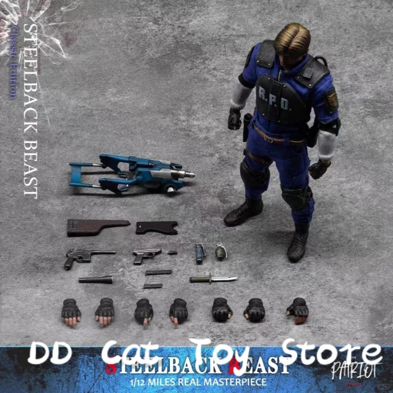 In Stock Patriot Studio 1 12 Leon S Kennedy Collectible Action Figure Resident Evil Real Masterpiece RPD Gift For Toy Collectors