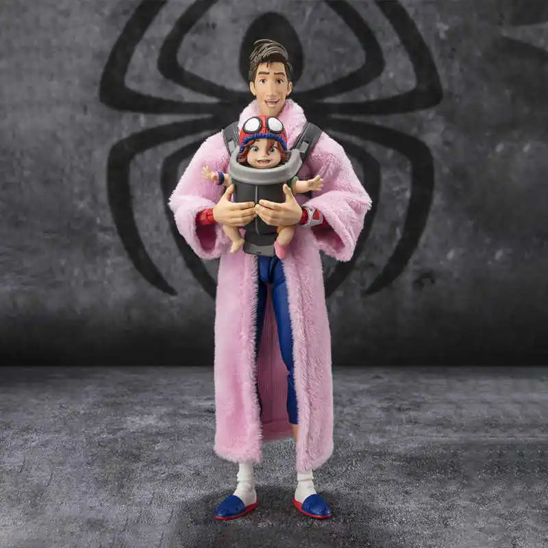 Bandai Original SHFiguarts SHF Peter B Parker Mayday Parker Spider Man Across The Spider Verse  Anime Series