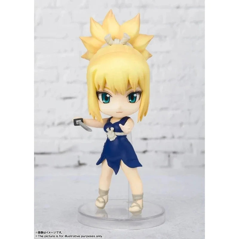 Bandai Dr. Stone Figuarts Mini Q Version Asagiri Gen Kohaku Tsukasa Shishio Ishigami Senku From Model Toy Christmas gift WY