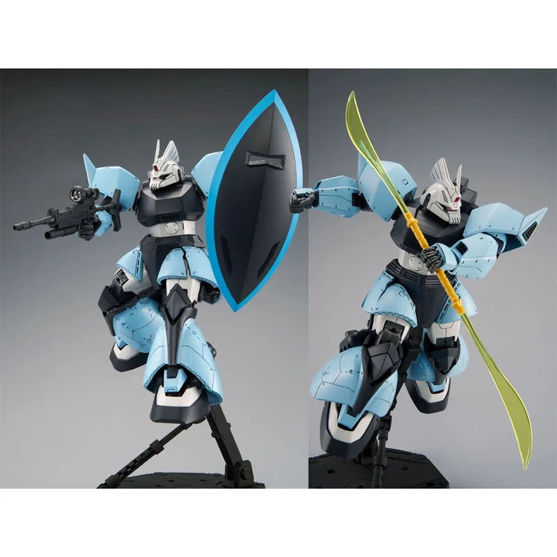 Bandai Original MG Gelgoog High Mobility Type  MS-14B 1/100 Anime Action Figure Assembly Model Toys Gifts For Children GUNDAM