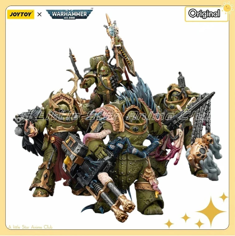 【Pre Sale】JOYTOY 1/18 Action Figure Warhammer 40000 Death Guard Team Model Toy