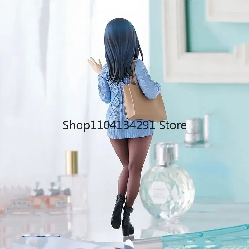 Genuine Original GSC POP UP PARADE SSSS.GRIDMAN Takarada Rikka Date Style Ver. L size Anime Figure Model Doll Ornament Toy Gifts