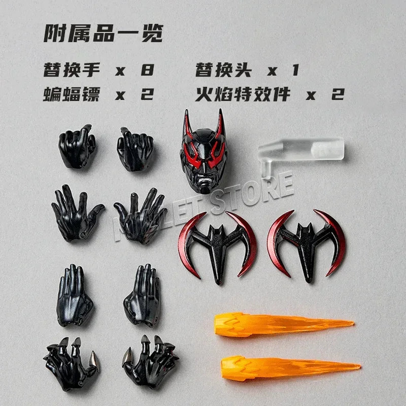 In Shock Original Box KAIYODO Amazing Yamaguchi Revoltech Batman Beyond Action Collectible Model  Assemble Toys Gift