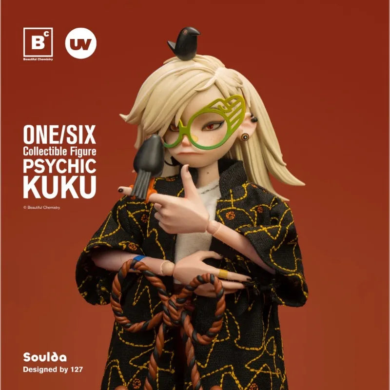 Underverse Original 1/6 Beautiful Chemistry ENFJ PSYCHIC KUKU Collectible Action Dolls 127 Design Product Action Figure Boy Toys