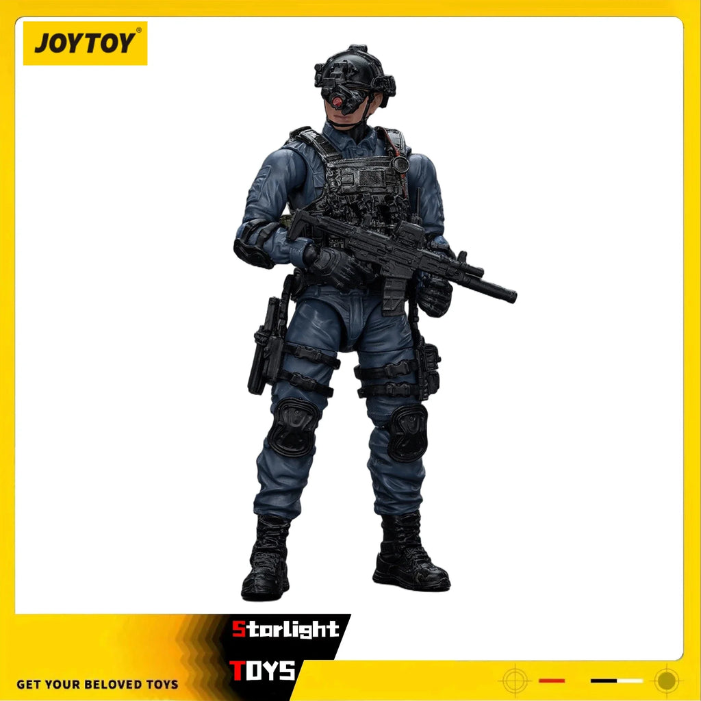 JOYTOY 1/18 Action Figure MILITARY FIGURES Army Builder PromotionPack Figure 32 -Assault Team Member Model Toy Gifts