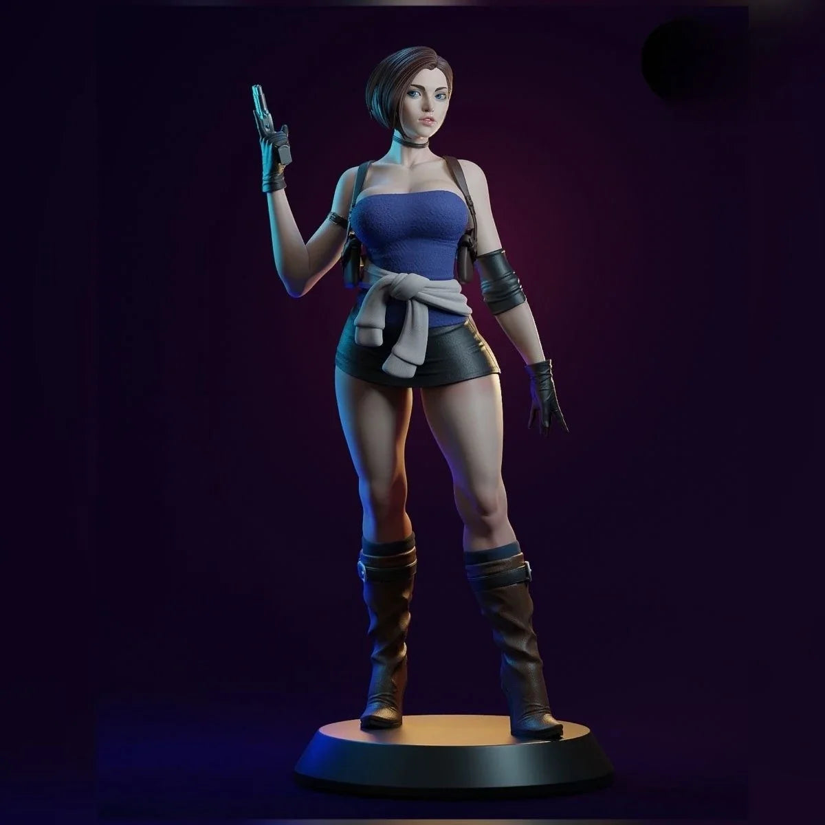 Gil Valentian Coloring The White Model of 3d Printed Models DIY Coloring Self-assembly Figurines Miniatures