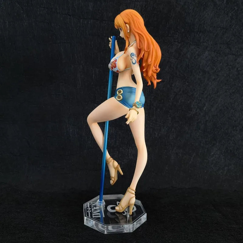 Acrylic Base Platform Transparent N Pirate Anime Figure Stand Pose Display Holder  Collectible Toy