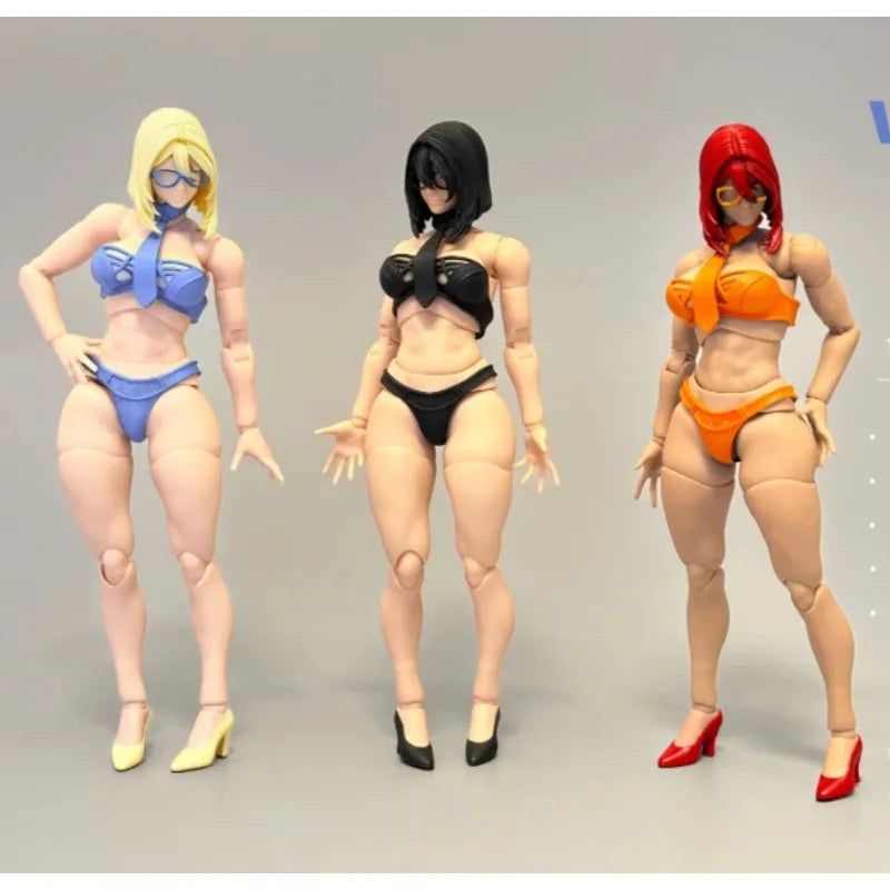 FB001 Pre-sale 1/12 Scale Toys Three Colors Super Flexible Female Body Model Fit 6-inch Action Figures Birthday Gift Decoration