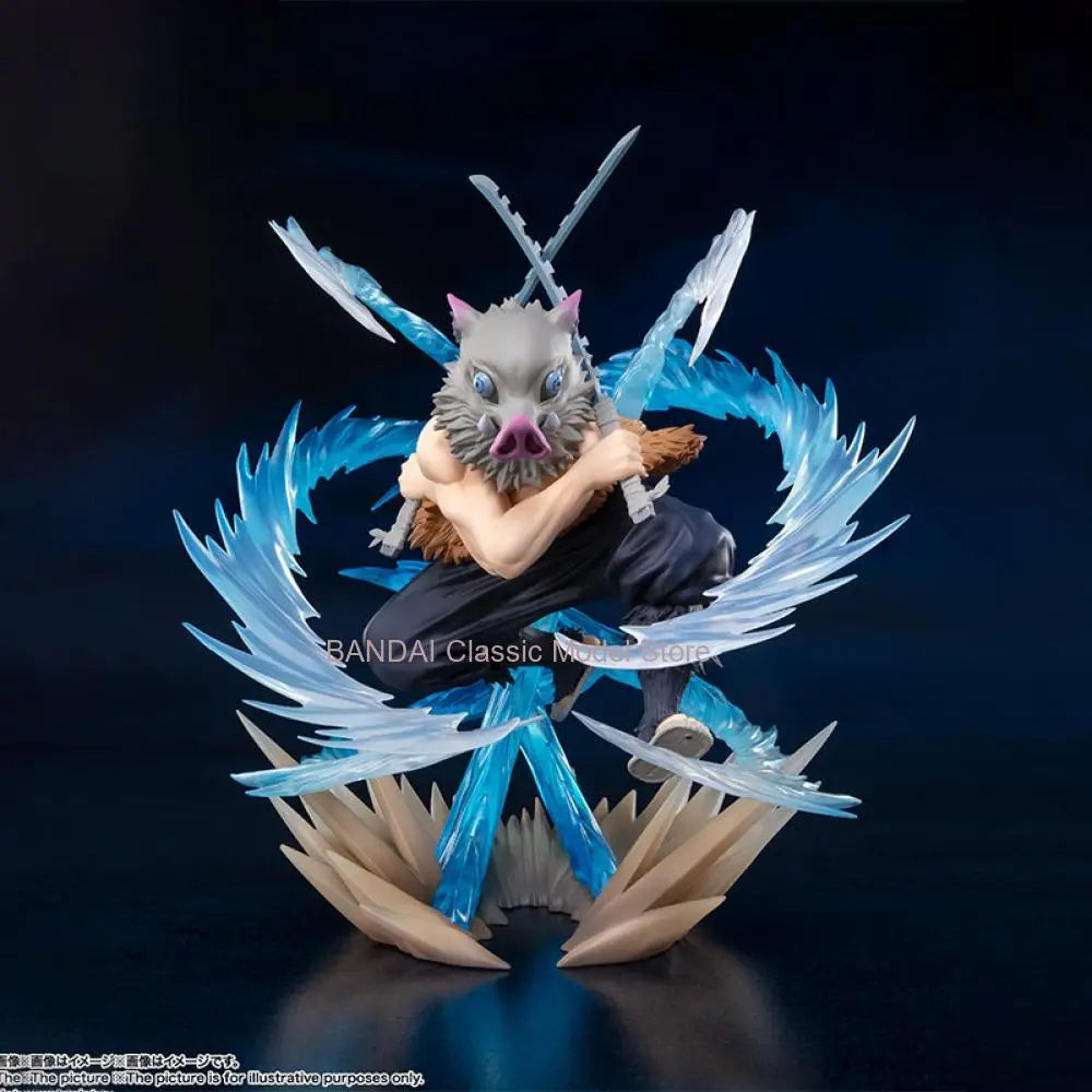 Bandai Genuine Hashibira Inosuke Beast Breathing Figuarts ZERO Demon Slayer SuperRobot Wars Anime Peripheral Doll for Collectors