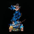46cm Dragon Ball Vegetto Combat Posture Japan Anime Figure Model Statue Boys Collection Desktop Decoration Ornament Toy Gifts