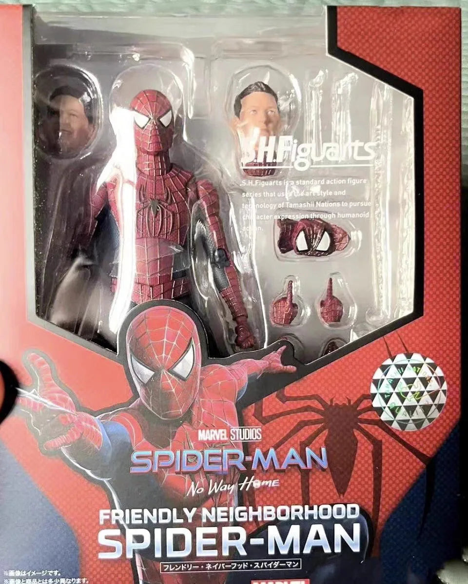 SHF Marvel Avengers Spider-Man: No Way Home Tobey Maguire PVC Figure Collectible Model Toy 15cm