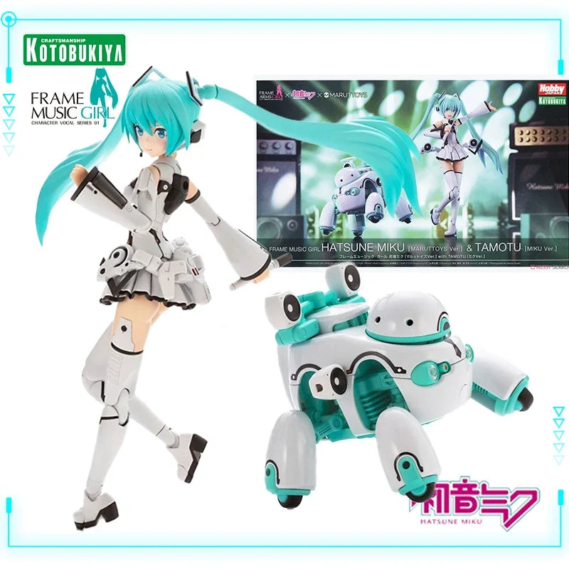Kotobukiya Original Genuine Piapro Characters Hatsune Miku Frame Music Girl Maruttoys Tamotu Ver Action Figures Toys Model Gifts