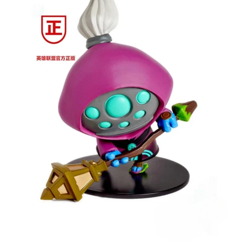 Original LOL League of Legends Grandmaster At Arms Jax Q Version Anime Action Figures Collectible Ornaments Model Toys Gift