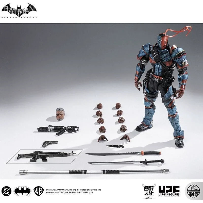 New Original Lpzz Toy Deathstroke Arkham Knight Finished Module 1/12 Scale Dc002 PVC GK Deathstroke Action Anime Figure Gift Toy