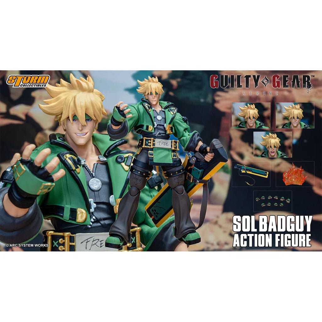 HIPLAY Storm Collectibles Guilty Gear Sol Badguy 1/12 Scale Action Figure