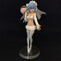 Re:Zero Starting Life In Another World Rem & Ram Bridal Dress Standing Pose Version Anime Figure Model Statue Collection Toy