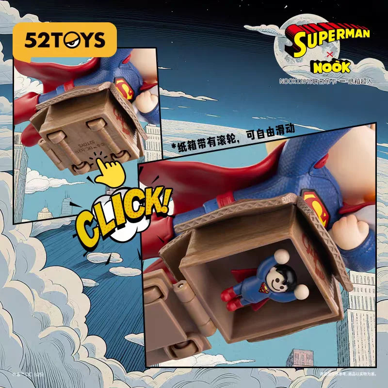 New Sale Original 52toys Nook Collaboration-Box Super Men Limited Edition Figures Model Trendy Toy Ornament Gift Surprise Toys