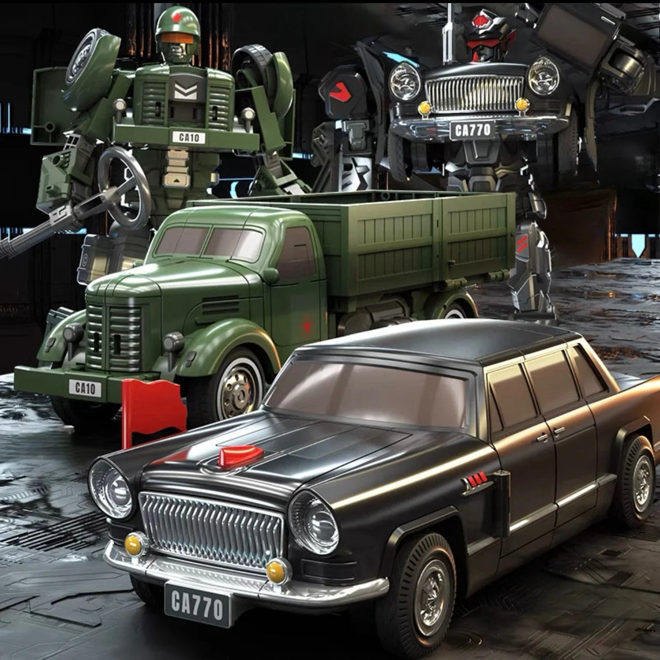 IN STOCK LIJIANG 23CM Big Size Cool Transformation Movie 7 New Action Figure Robot Car Toys Anime Animals Model Boys Kids Gift