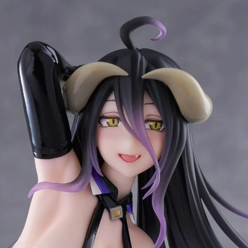 Original Taito Coreful Overlord Albedo Race Queen Ver. Action Figure 18cm Anime Collect Toys Pvc Model Decoration Birthday Gift